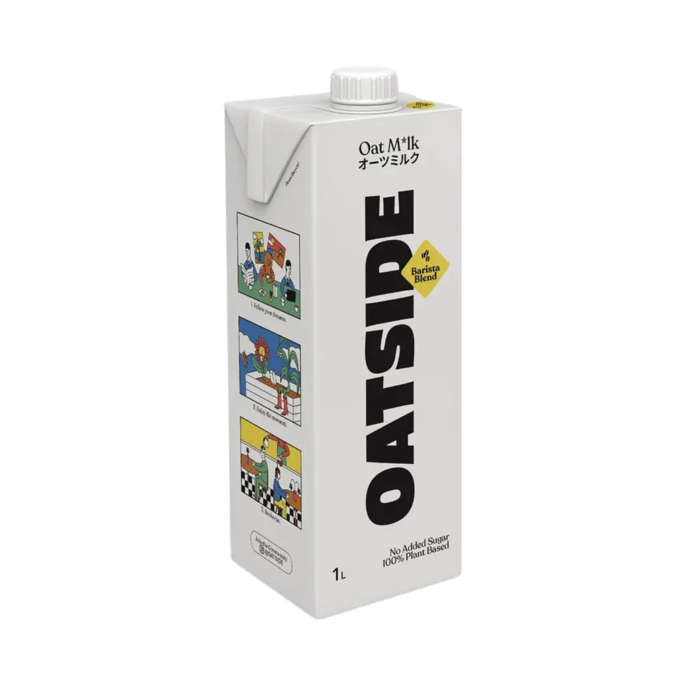 OATSIDE Barista Blend Oat Milk 1L - No Added Sugar