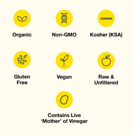 Bragg Raw & Unfiltered Organic Apple Cider Vinegar 946ml