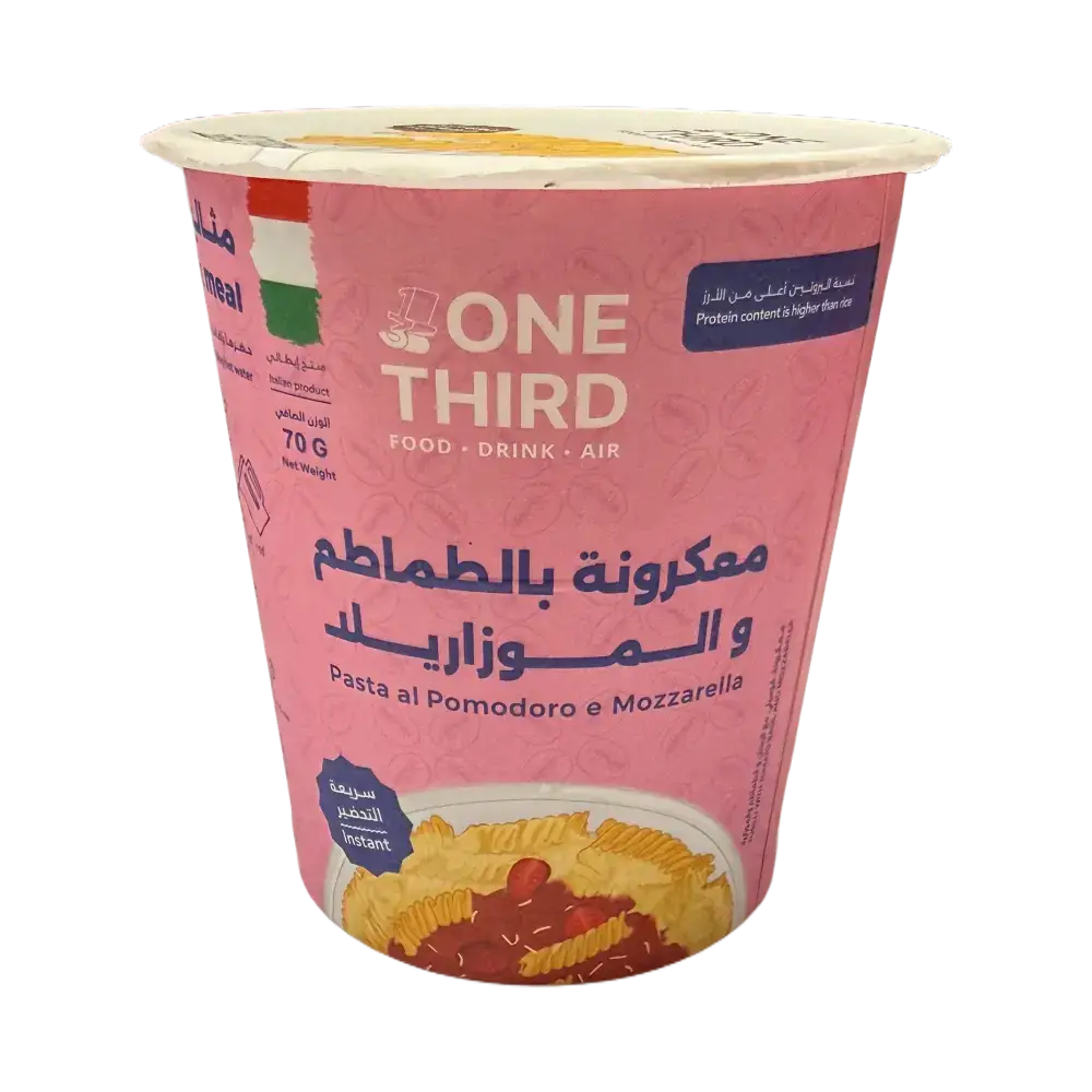 "One Third Instant Protein Pasta 70g - Tomato & Mozzarella
