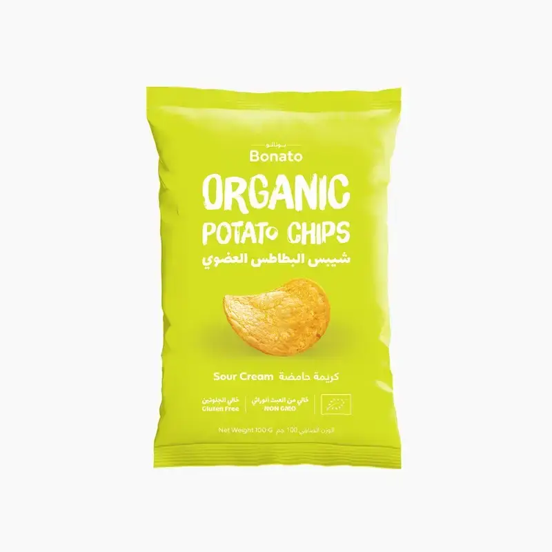 Bonato - Organic Potato Chips with Sour Cream Flavor 40g