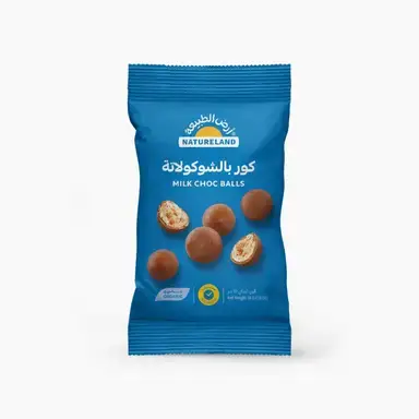 كور بالشوكولاتة عضوي 50 جم أرض الطبيعة