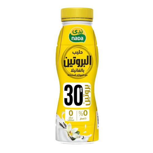 حليب البروتين 30جم بدون سكر مضاف 320 مل ندى