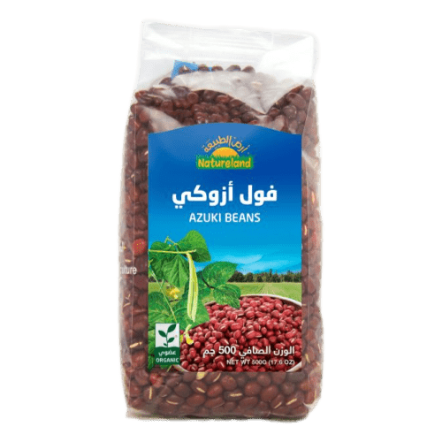 فول أزوكي 500جم عضوي أرض الطبيعة