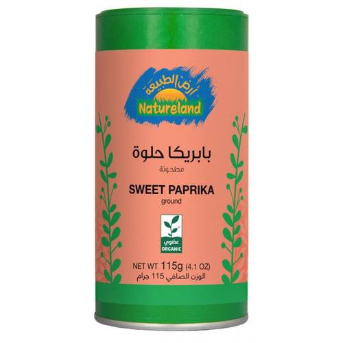 بابريكا حلوة مطحونة 115 جم عضوي أرض عضوي