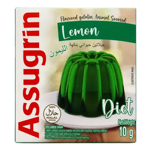 أسوغرين جيلاتين دايت بنكهة الليمون 10 جم