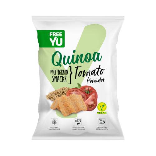 شيبس كينوا متعدد الحبوب مع الطماطم 
Quinoa snacks multigrain tomato flavour 
