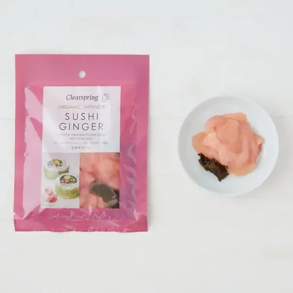 Clearspring Organic Japanese Sushi Ginger 105G