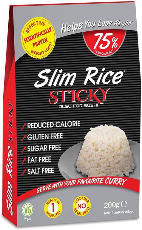 سليم رايس - أرز منخفض السعرات الحرارية 200جم - ستكي