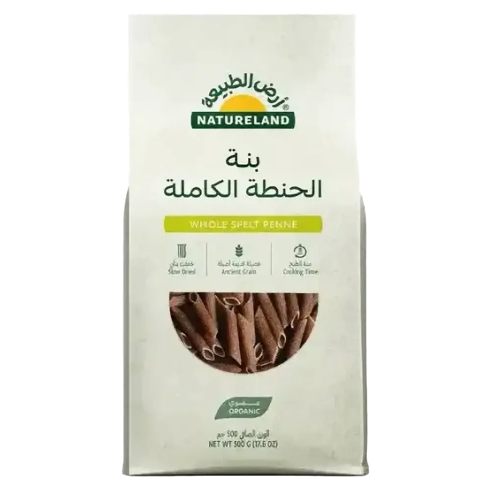 Natureland Whole Spelt Penne 500g