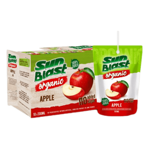 عصير تفاح عضوي - 200 مل - سن بلاست