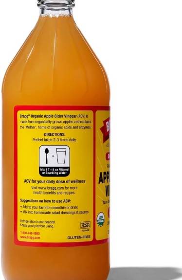 Bragg Raw & Unfiltered Organic Apple Cider Vinegar 946ml