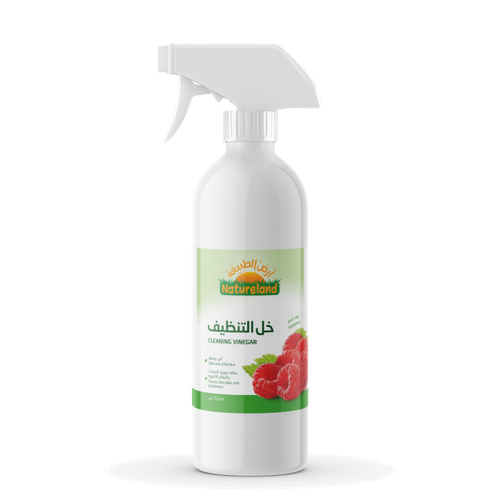خل التنظيف توت أحمر 750مل أرض الطبيعة