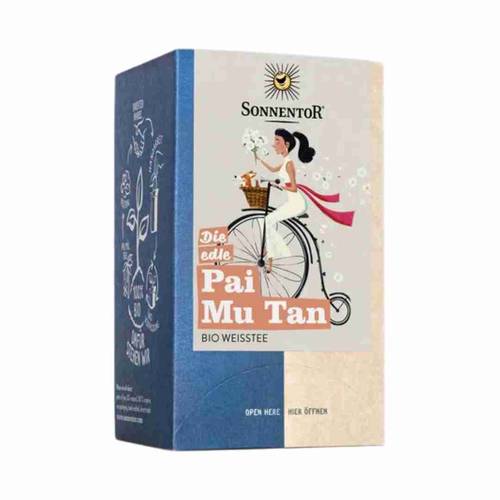شاي أبيض عضوي Pai Mu Tan – Sonnentor – 18 كيس