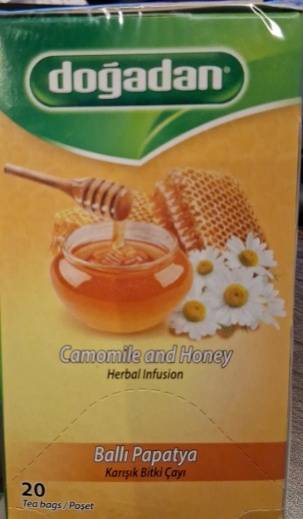 Doğadan Chamomile Tea with Honey – 20 Tea Bags