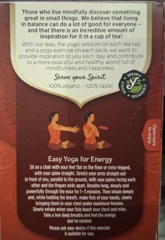 Yogi Tea Classic Herbal Blend – Cinnamon, Cardamom & Ginger 17 Bags