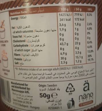 Nanosupps Ä Protein Pancake On The Go – Chocolate – 50g