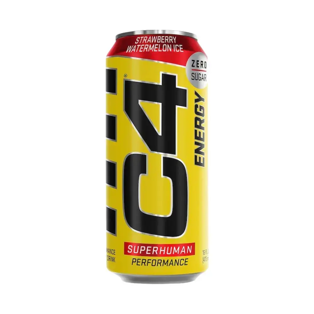 C4 Performance Carbonated Energy Drink 473ml - STRAWBERRY WATERMELON ICE