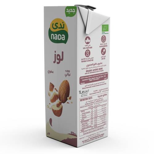 حليب اللوز العضوي 1 لتر ندى