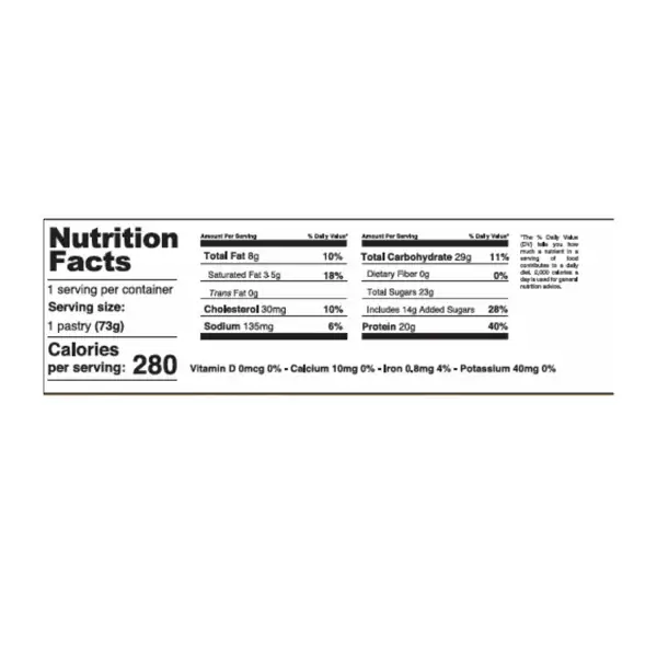 My Cookie Dealer Protein Toaster Pastry Chocolate Donut 73g