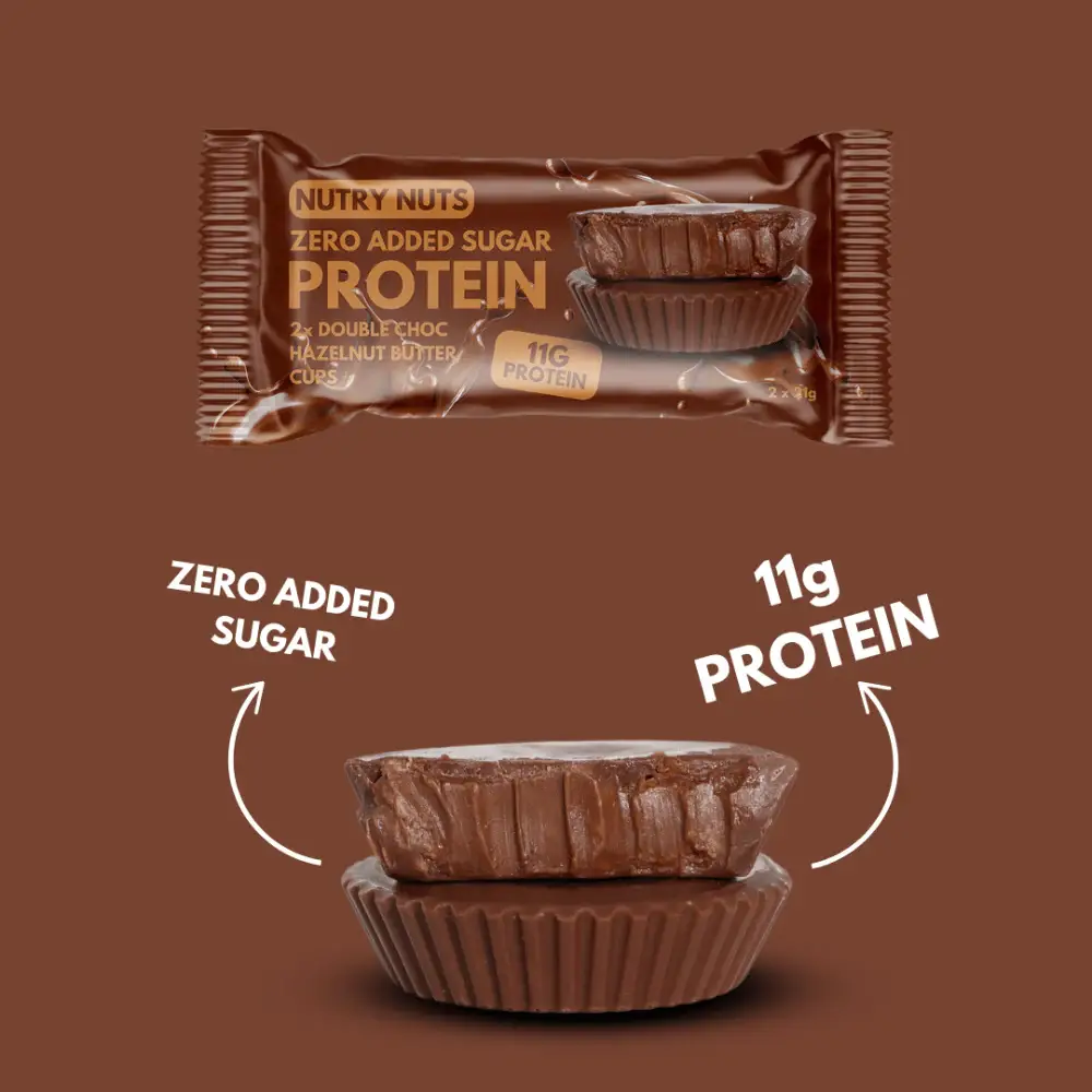 Nutry Nuts Double Chocolate Protein Hazelnut Butter Cups 42g