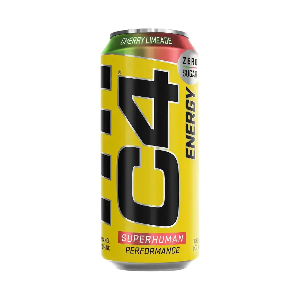 C4 Performance Carbonated Energy Drink 473ml - CHERRY LIMEADE