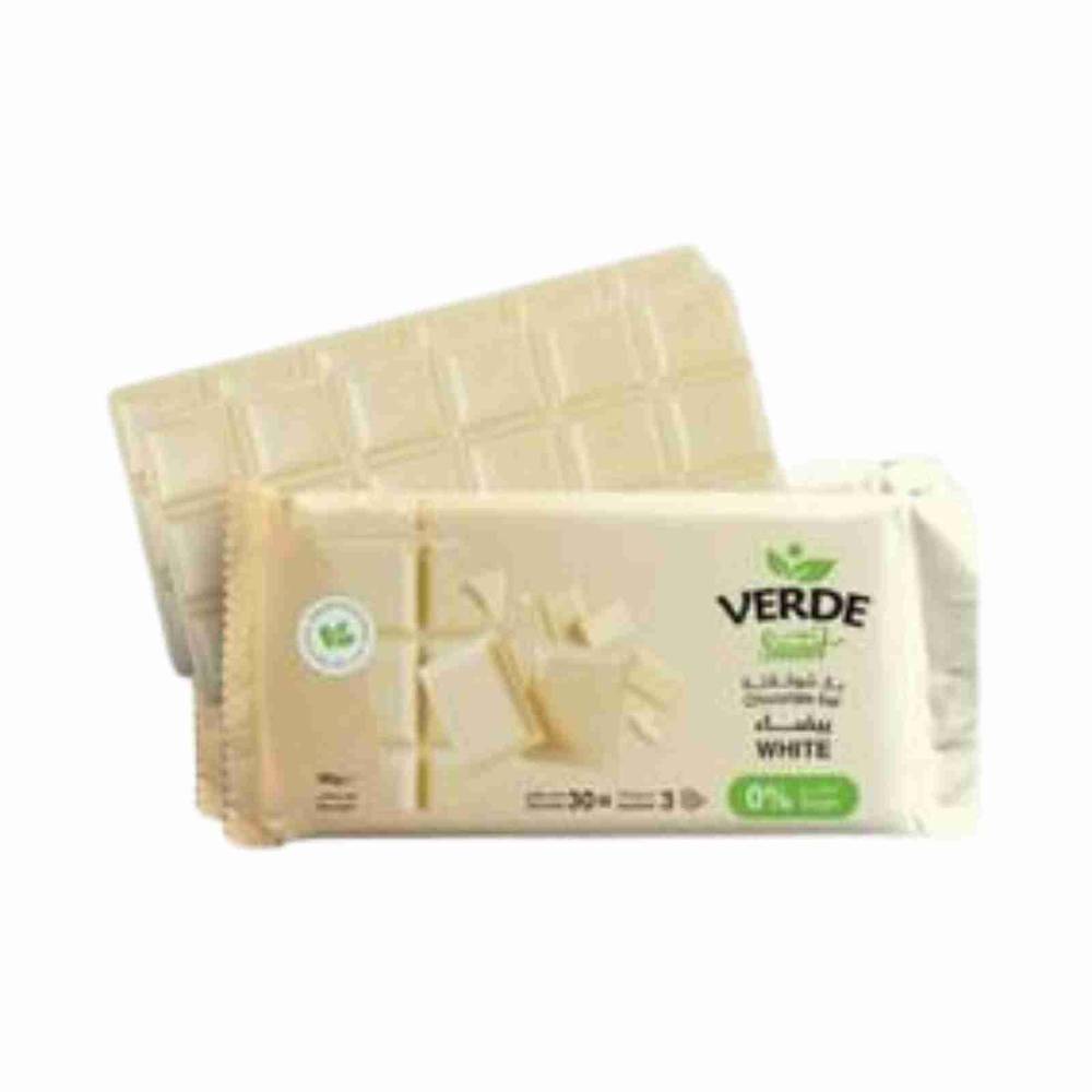 Verde Sugar-Free Gluten-Free Chocolate Bar 90g – White Chocolate