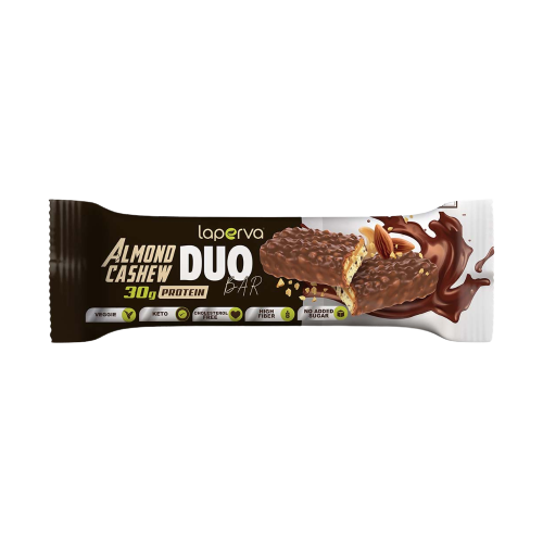 LAPERVA Almond Cashew DuLaperva Almond Cashew Duo Bar - High Protein Keto Snack - 90g Bar 90g