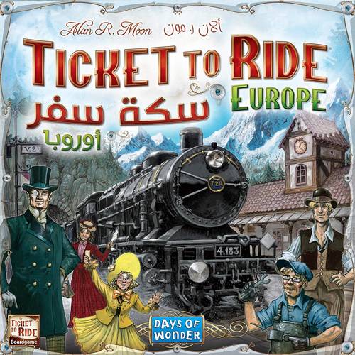 Ticket to Ride: Europe Arabic Edition
