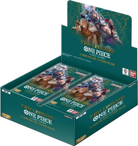  (جديدة وكاملة لكن غير مغلفة) One Piece Card Game: Two Legends Booster Box (OP-08)