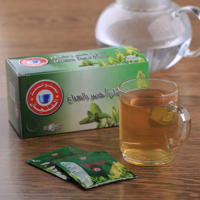 شاي أخضر بالنعناع 30 كيس