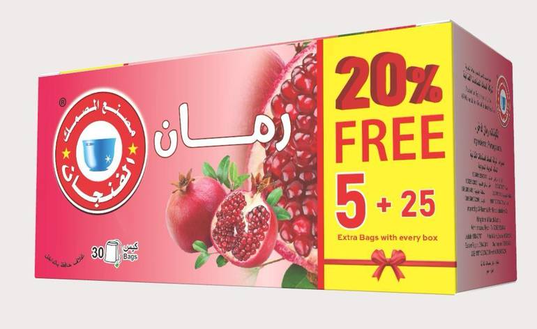 شاي رمان 30 كيس