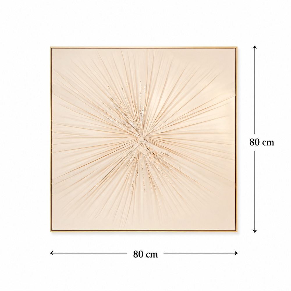 لوحات جدارية اطار ذهبي 80*80 SHW-434