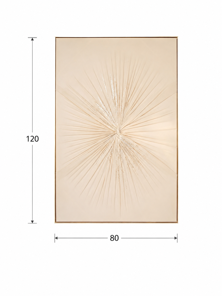 لوحات جدارية اطار ذهبي 80*120 SHW-434