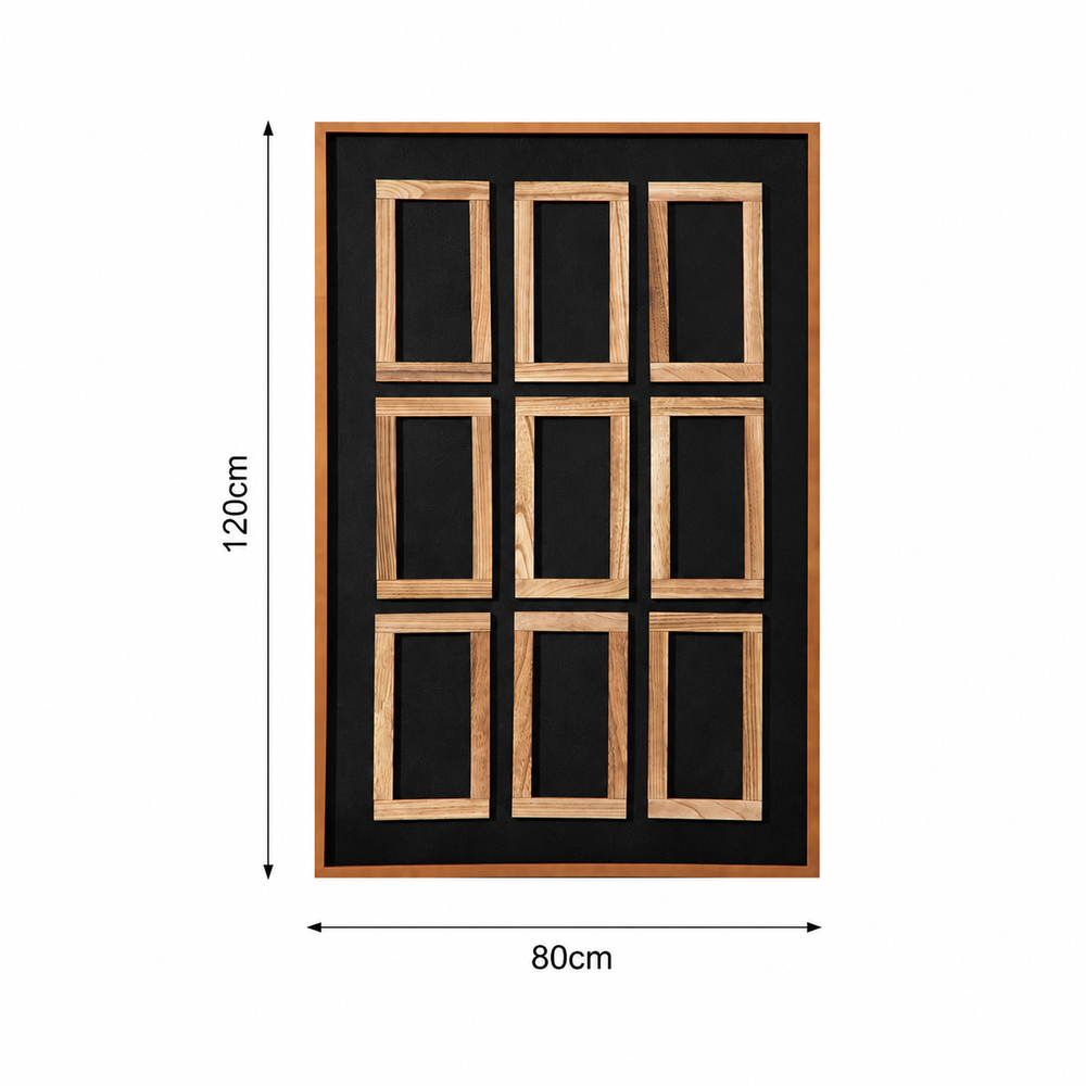 Wall art with black frame SHW-1162 120*80