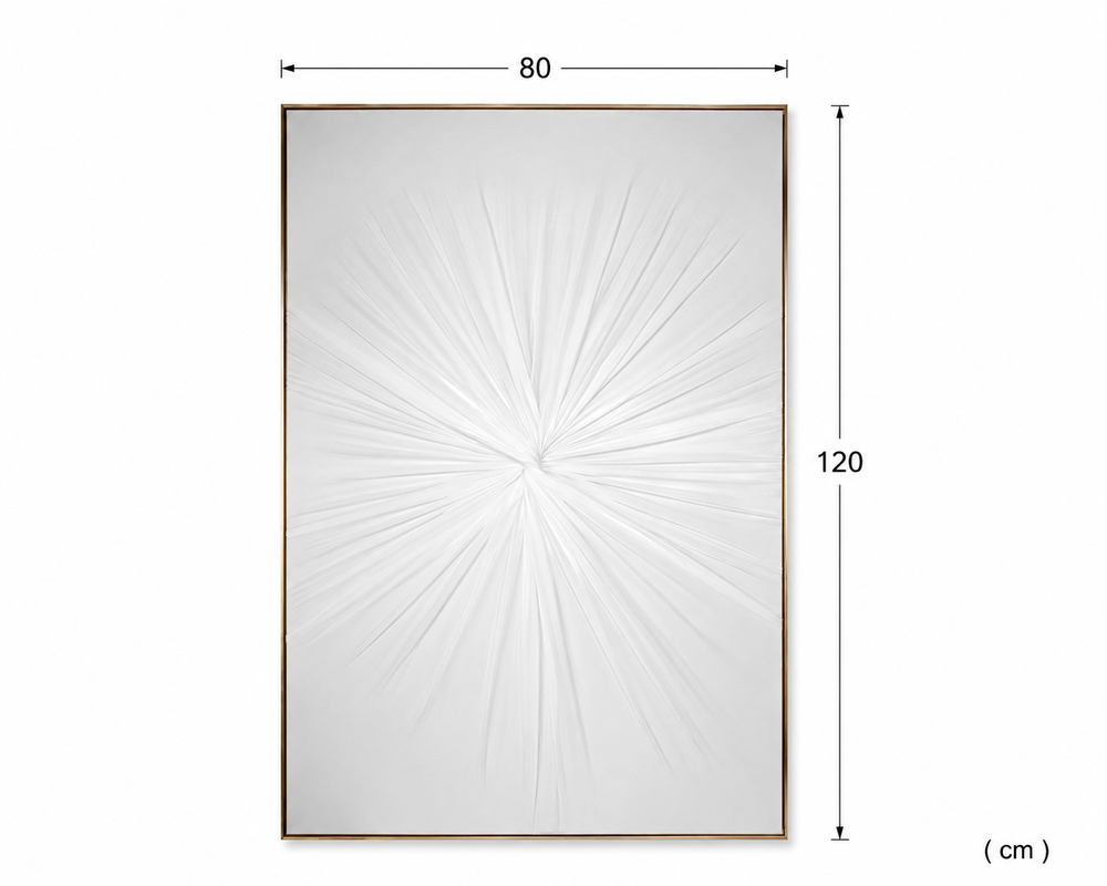 Wall art with a gold frame, 80*120 SHW-437