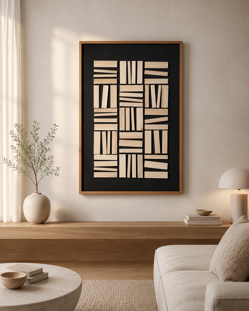 Wall art with black frame SHW-1163 120*80