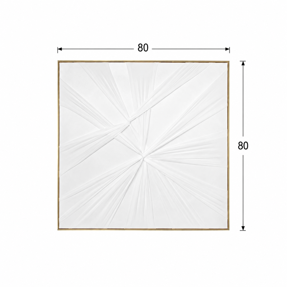 Wall paintings with a gold frame, 80*80 SHW-420