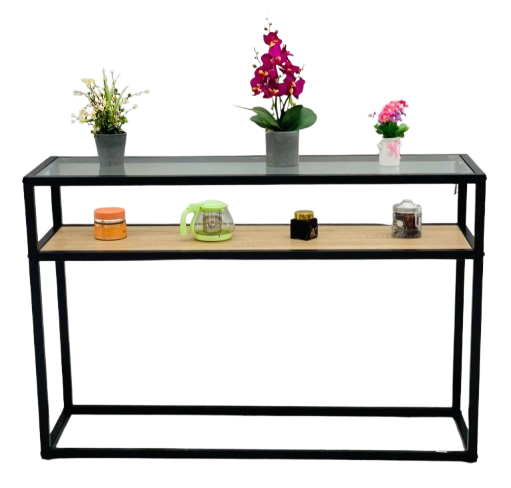 مدخل استقبال زجاج - 120×35×80 سم