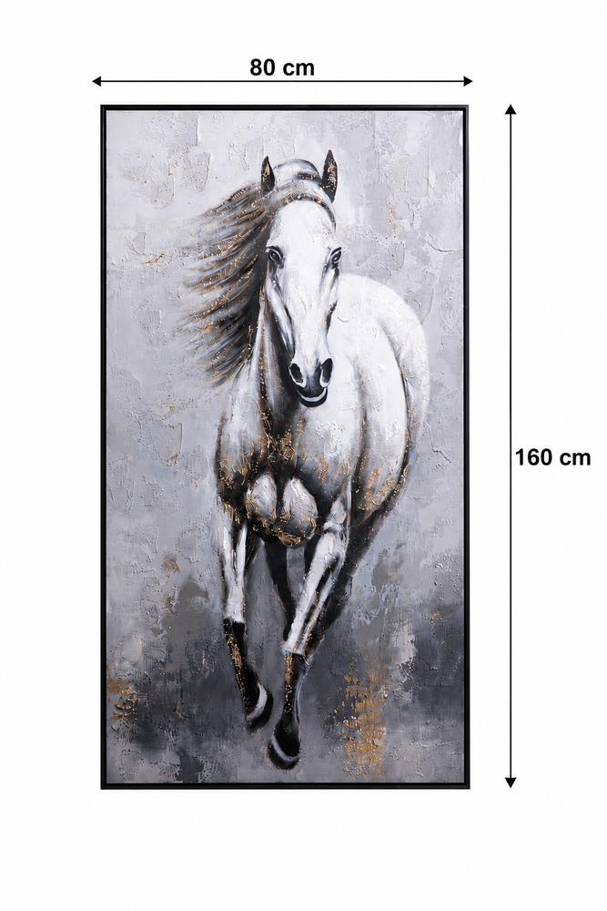 Wall art with a black frame SHW-398 80*160