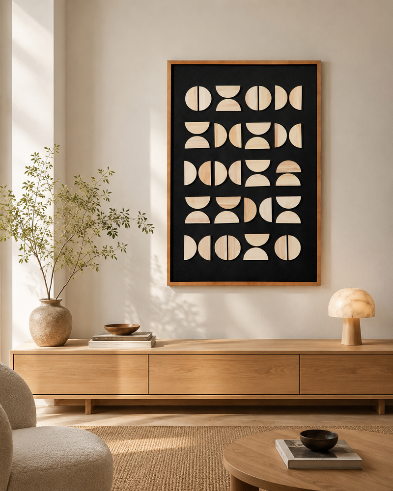 Wall art with a black frame SHW-1165 120*80