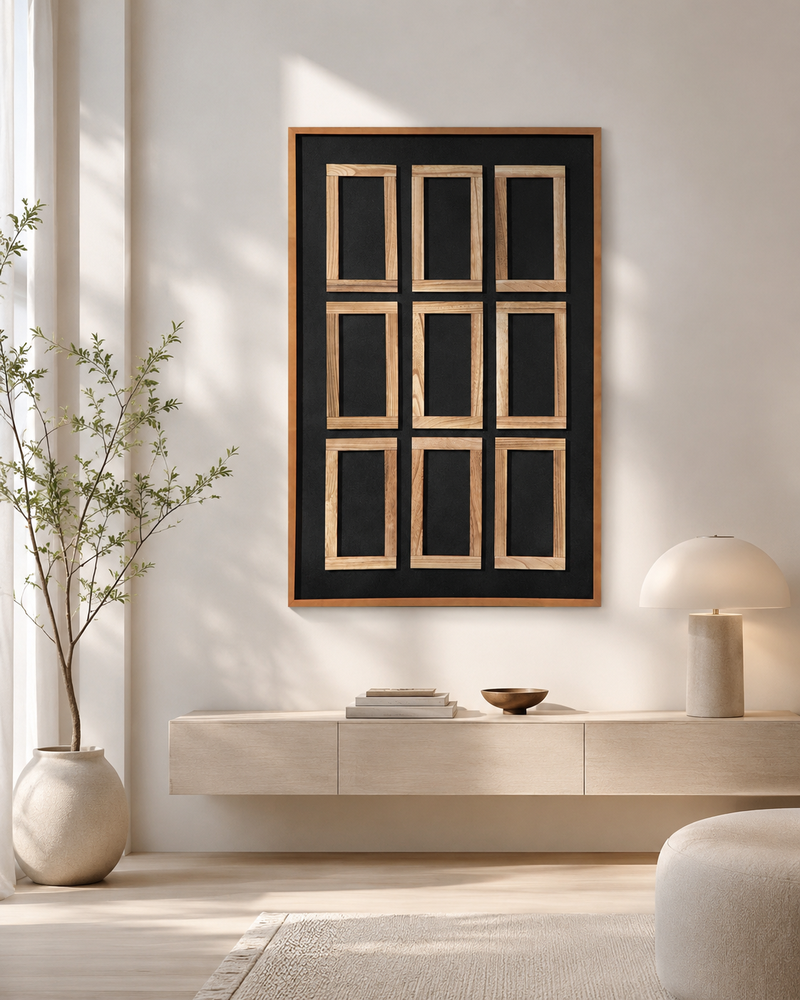 Wall art with black frame SHW-1162 120*80