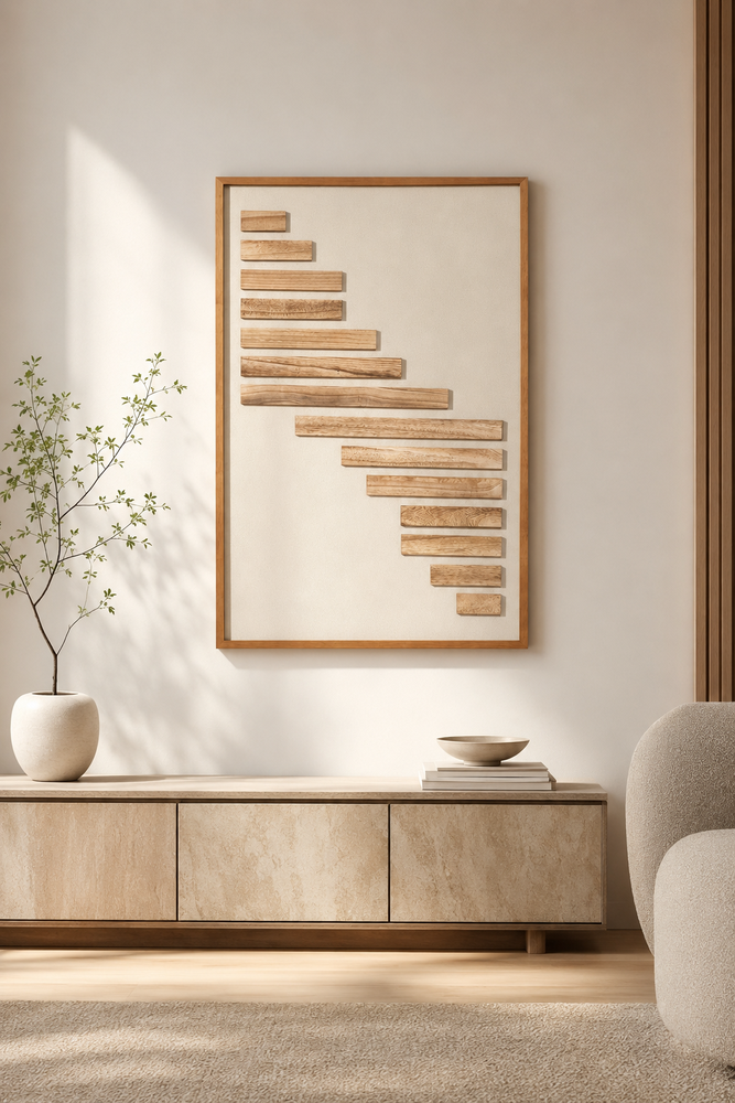 Wall art with beige frame SHW-1150 120*80