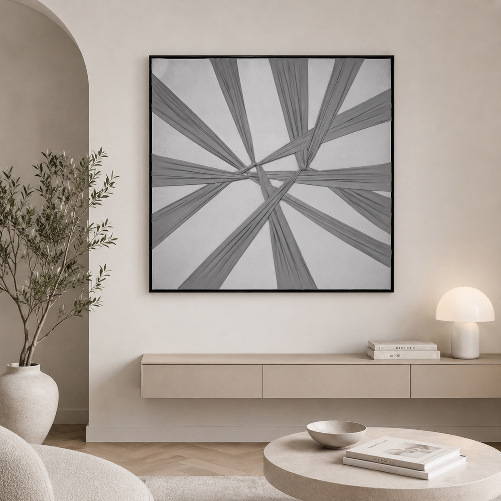 لوحات جدارية اطار اسود 100*100 SHW-424