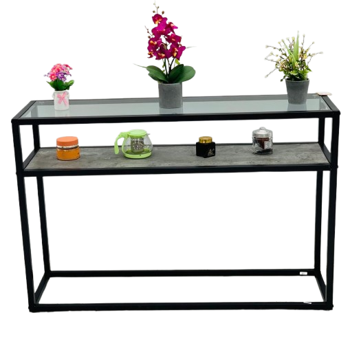 مدخل استقبال زجاج - 120×35×80 سم