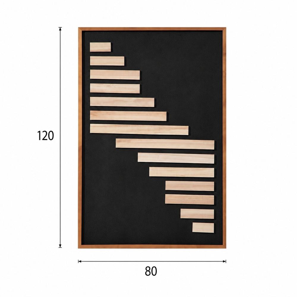 Wall art with black frame SHW-1166 120*80