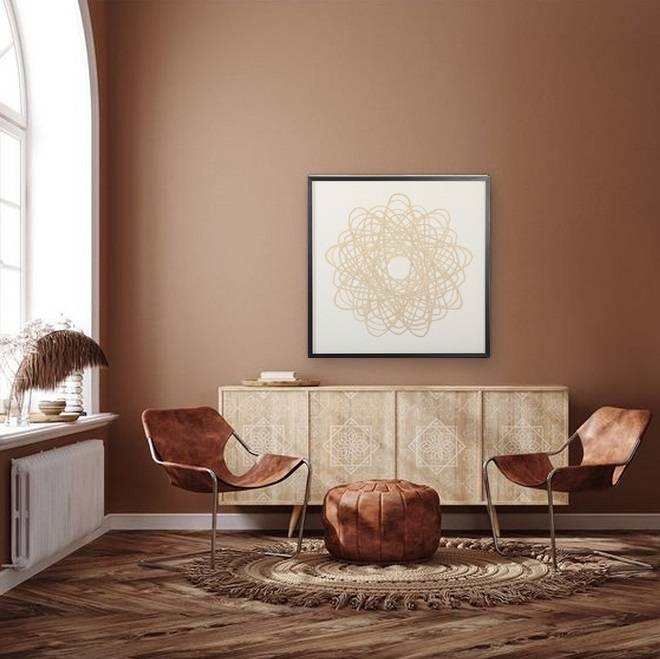 لوحه فنيه  90×90 سم