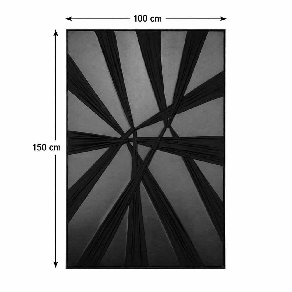 لوحات جدارية اطار اسود 150*100 SHW-423