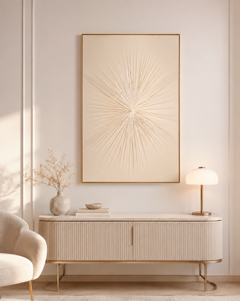 لوحات جدارية اطار ذهبي 80*120 SHW-434