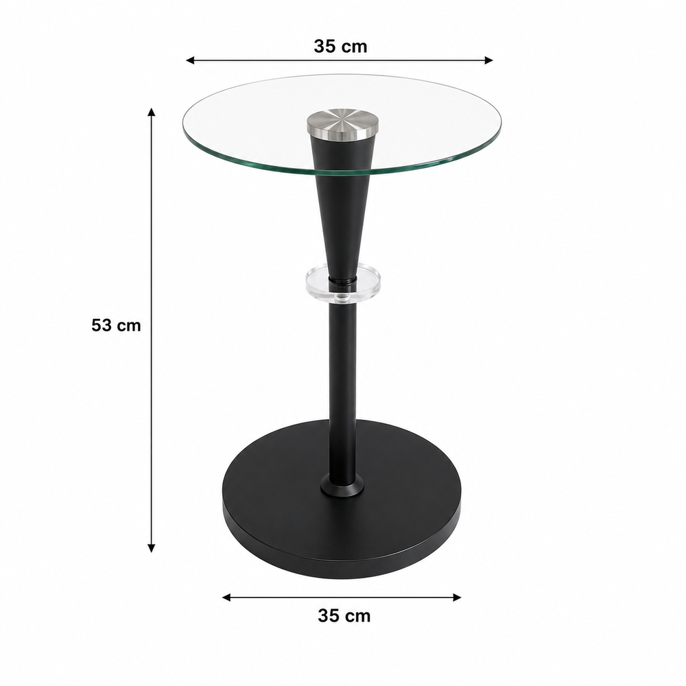 طاولة خدمة مفرد OG-07 BLACK