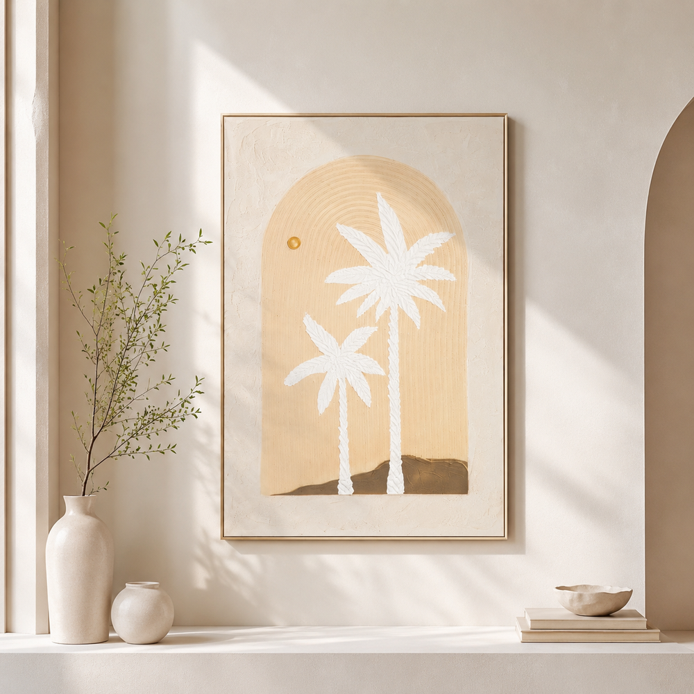 لوحات جدارية اطار ذهبي 80*120 SHW-389